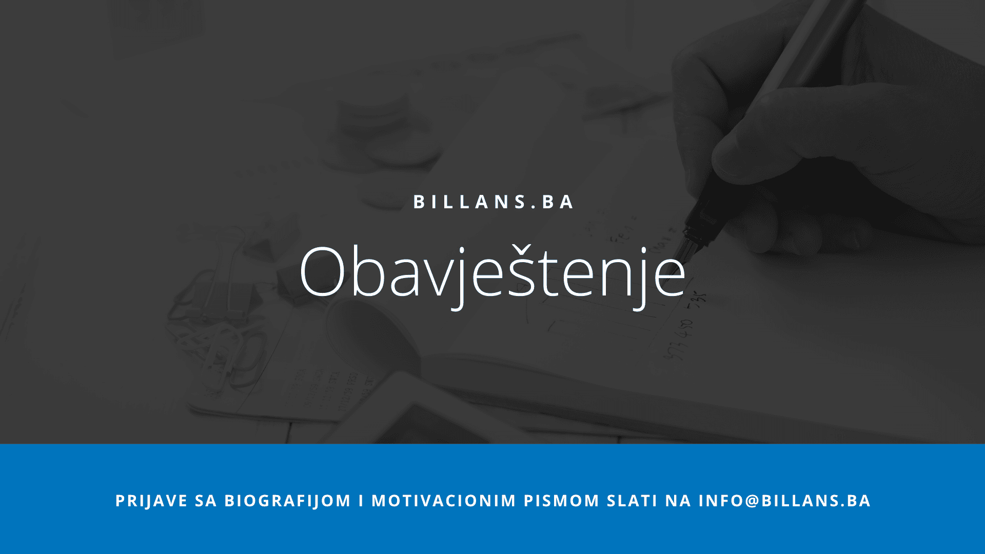 Obavještenje za korisnike Billans e-računovodstva